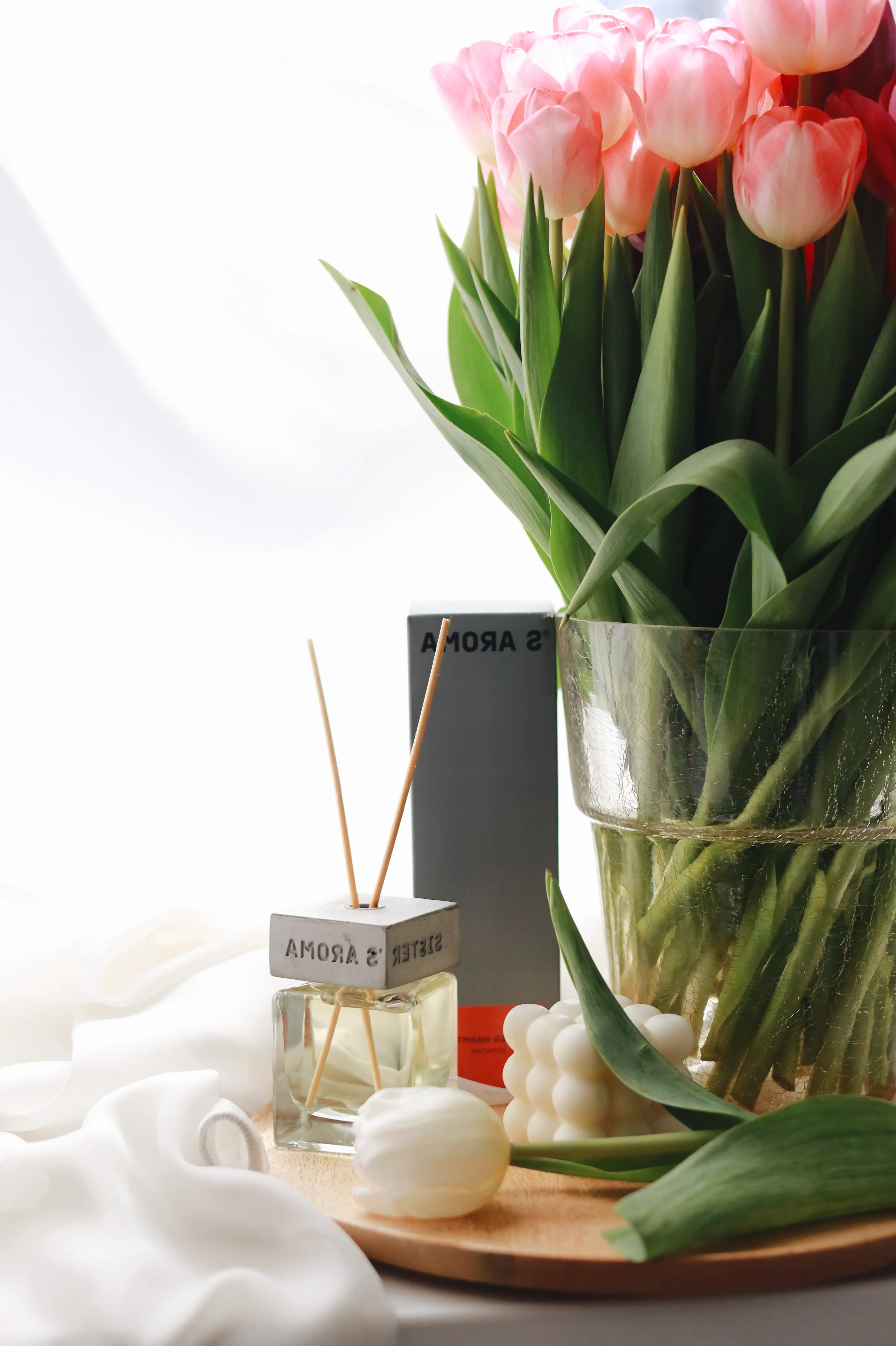 Florales Arrangement mit ausgewählten Blumen